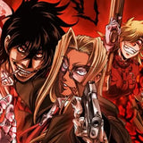 HELLSING ラバーマット アーカード&インテグラ&ウォルター&セラス※不設寄送《24年7月預定》 4582651503773