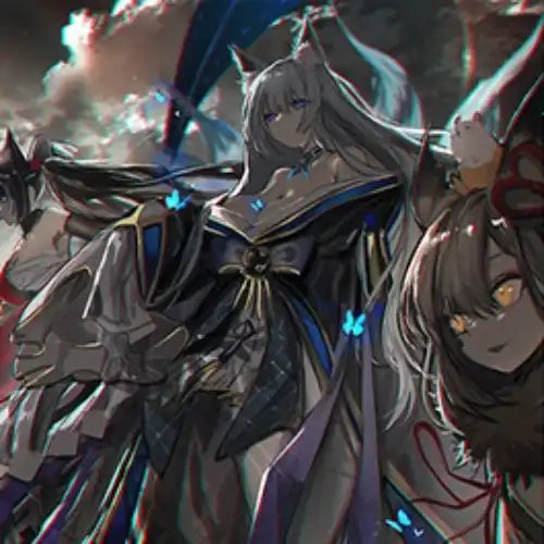 ラバーマット（信濃＆千歳＆樫野＆涼月＆熊野＆紀伊）　アズレン アズールレーンラバーマット信濃&千歳&樫野&涼月&熊野&紀伊(橡膠枱墊