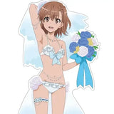 とある科学の超電磁砲T 描き下ろし特大アクリルスタンド 御坂美琴/ウエディング水着(亞加力立牌)※不設寄送《24年12月預定》 4582651509256