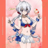 戦姫絶唱シンフォギアXV 描き下ろしB2タペストリー クリス/マリンセーラー水着(掛布)※不設寄送《25年4月預定》 4582651516537
