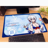 戦姫絶唱シンフォギアXV 描き下ろしラバーマット クリス/マリンセーラー水着(橡膠枱墊)※不設寄送《25年4月預定》 4582651516773