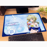 戦姫絶唱シンフォギアXV 描き下ろしラバーマット キャロル/マリンセーラー水着(橡膠枱墊)※不設寄送《25年4月預定》 4582651516827