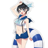 彼女、お借りします 描き下ろし特大アクリルスタンド 更科瑠夏/マリンセーラー水着(亞加力立牌)※不設寄送《24年12月預定》 4582651517855