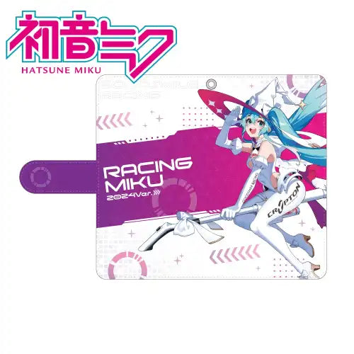 【再販】レーシングミク 2024Ver. 手帳型スマートフォンケース Vol.2(手機殼)※不設寄送《25年5月預定》 4582660579349