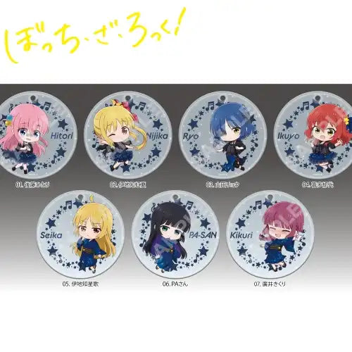 ぼっち・ざ・ろっく! クリアソフトキーホルダー 01(透明軟膠鎖匙扣)(全套7個入)※不設寄送《24年4月預定》 4582689091198