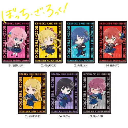 ぼっち・ざ・ろっく! スタンド缶バッジ 01(襟章)(全套7個入)※不設寄送《24年4月預定》 4582689091334