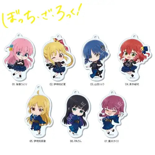 ぼっち・ざ・ろっく! まるっとスタンドキーホルダー 02 第2弾(亞加力立牌鎖匙扣)(全套7個入)※不設寄送《24年4月預定》 4582689091396