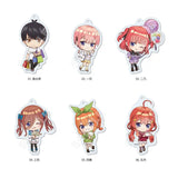 五等分の花嫁∽ アクリルキーホルダー 01 BOX B(亞加力鎖匙扣)(全套6個入)※不設寄送《25年5月預定》 4582689094472