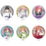 五等分の花嫁∽ グリッター缶バッジ 01 BOX A(襟章)(全套6個入)※不設寄送《25年5月預定》 4582689094595