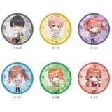 五等分の花嫁∽ グリッター缶バッジ 01 BOX B(襟章)(全套6個入)※不設寄送《25年5月預定》 4582689094601