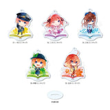 【再販】五等分の花嫁∽ キャラでるアート まるっとスタンドキーホルダー 01 大正ロマンVer.(鎖匙扣)(全套5個入)※不設寄送《25年5月預定》 4582689096629