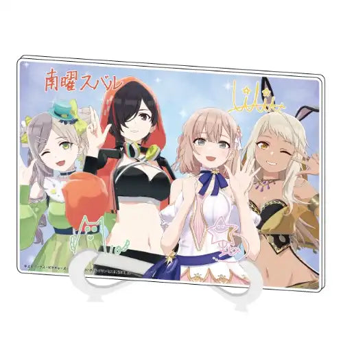 アクリルアートボード A5サイズ ポールプリンセス!! 01 集合デザイン(公式イラスト)(亞加力立牌)※不設寄送《24年4月預定》 4582701252804