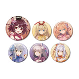 雀魂-じゃんたま- 描き起こしイラスト チャイナドレスVer. トレーディング缶バッジ(襟章)(全套6個入)※不設寄送《24年2月預定》 4582711659013