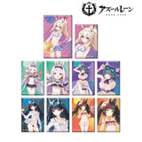 アズールレーン 描き起こしイラスト 水着Ver. トレーディングスクエア缶バッジ(襟章)(全套10個入)※不設寄送《24年4月預定》 4582711675402