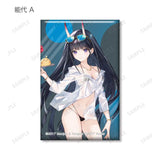 アズールレーン 描き起こしイラスト 水着Ver. トレーディングスクエア缶バッジ(襟章)(全套10個入)※不設寄送《24年4月預定》 4582711675402