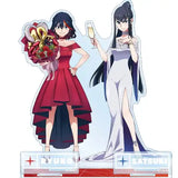 キルラキル 描き下ろし 纏流子&鬼龍院皐月 10周年 ドレスアップVer. パーツ付きBIGアクリルスタンド(亞加力立牌)※不設寄送《24年7月預定》 4582711740414