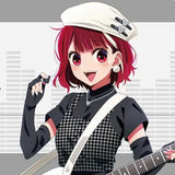 【推しの子】 描き下ろし 有馬かな ロックバンドVer. マルチデスクマット(橡膠枱墊)※不設寄送《24年8月預定》 4582711743484