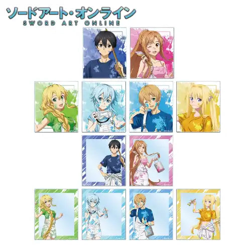 ソードアート・オンライン 描き下ろし ペイントスタイルVer. トレーディングアクリルカード(亞加力膠卡)(全套12個入)※不設寄送《24年9月預定》 4582711819967