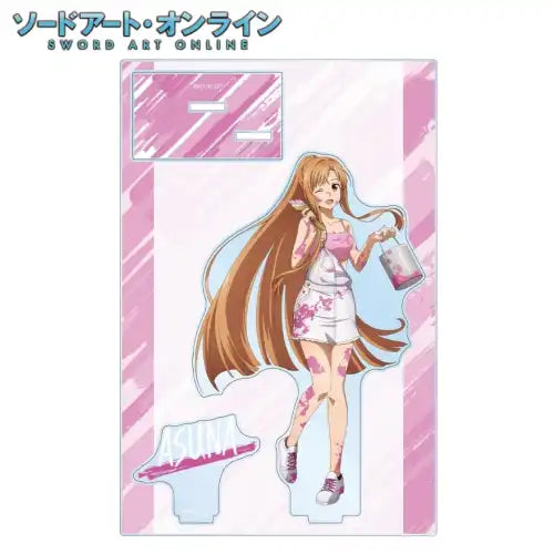 ソードアート・オンライン 描き下ろし アスナ ペイントスタイルVer. パーツ付きBIGアクリルスタンド(亞加力立牌)※不設寄送《24年9月預定》 4582711820222