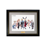 アークナイツ 描き起こしイラスト 集合 ショッピングVer. キャラファイングラフ Ver.B(複製原画)※不設寄送《24年9月預定》 4582711837671