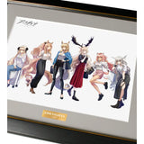 アークナイツ 描き起こしイラスト 集合 ショッピングVer. キャラファイングラフ Ver.B(複製原画)※不設寄送《24年9月預定》 4582711837671