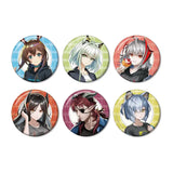 アークナイツ 描き起こしイラスト ショッピングVer. トレーディンググリッター缶バッジ Ver.A(襟章)(全套6個入)※不設寄送《24年9月預定》 4582711841739
