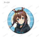 アークナイツ 描き起こしイラスト ショッピングVer. トレーディンググリッター缶バッジ Ver.A(襟章)(全套6個入)※不設寄送《24年9月預定》 4582711841739
