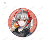 アークナイツ 描き起こしイラスト ショッピングVer. トレーディンググリッター缶バッジ Ver.A(襟章)(全套6個入)※不設寄送《24年9月預定》 4582711841739