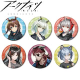 アークナイツ 描き起こしイラスト ショッピングVer. トレーディンググリッター缶バッジ Ver.A(襟章)(全套6個入)※不設寄送《24年9月預定》 4582711841739