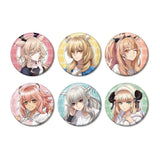 アークナイツ 描き起こしイラスト ショッピングVer. トレーディンググリッター缶バッジ Ver.B(襟章)(全套6個入)※不設寄送《24年9月預定》 4582711841753