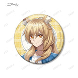 アークナイツ 描き起こしイラスト ショッピングVer. トレーディンググリッター缶バッジ Ver.B(襟章)(全套6個入)※不設寄送《24年9月預定》 4582711841753