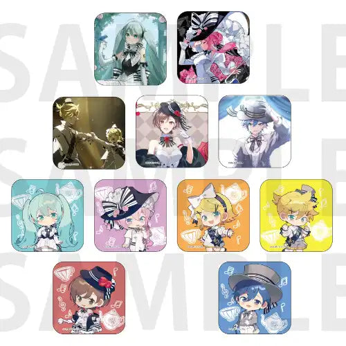 ピアプロキャラクターズ 初音ミクシンフォニーコラボカフェ After Party in Yokohama トレーディングスクエア缶バッジ(襟章)(全套11個入)※不設寄送《25年5月預定》 4582741315590