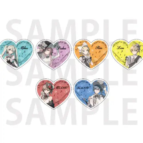 ピアプロキャラクターズ 初音ミクシンフォニーコラボカフェ After Party in Yokohama トレーディングスタンド付きアクリルコースター(亞加力牌)(全套6個入)※不設寄送《25年5月預定》 4582741315613