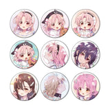 ホログラム缶バッジ(57mm) がっこうぐらし! 01 公式&描き下ろしイラスト(襟章)(全套9個入)※不設寄送《24年10月預定》 4582793450706