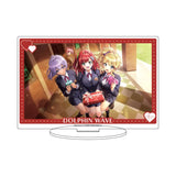 アクリルスタンド ドルフィンウェーブ 51 相馬颯&咲宮入華&伊澄桐利&浦見かな(公式イラスト)(亞加力立牌)※不設寄送《24年9月預定》 4582793451598