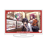 アクリルスタンド ドルフィンウェーブ 52 ヘリー・ルイス&刃兼乙姫&暮無夕離(公式イラスト)(亞加力立牌)※不設寄送《24年9月預定》 4582793451604