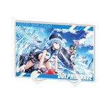 アクリルアートボード A5サイズ ドルフィンウェーブ 01 永雪氷織&陽南杏里&浦見かな(公式イラスト)(亞加力立牌)※不設寄送《24年9月預定》 4582793451666