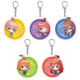 アクリルキーホルダー 五等分の花嫁∽ 03 らいはコーデVer.(ミニキャライラスト)(全套5個入)※不設寄送《24年11月預定》 4582793452953