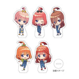 アクリルぷちスタンド 五等分の花嫁∽ 02 らいはコーデVer.(ミニキャライラスト)(亞加力立牌)(全套5個入)※不設寄送《24年11月預定》 4582793452977