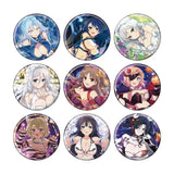 缶バッジ シノビマスター 閃乱カグラ NEW LINK 01 公式イラスト(襟章)(全套9個入)※不設寄送《24年7月預定》 4582793461870