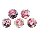 缶バッジ ギャルゲーマーに褒められたい 02 公式&描き下ろしイラスト(襟章)(全套5個入)※不設寄送《24年10月預定》 4582793462778