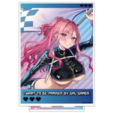 デカアクリルスタンド ギャルゲーマーに褒められたい 01 鈴木莉音A(描き下ろしイラスト)(亞加力立牌)※不設寄送《24年10月預定》 4582793462877