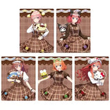 アクリルカード 五等分の花嫁∽×サンリオキャラクターズ 01 コラボイラスト(亞加力收藏卡)(全套5個入)※不設寄送《25年3月預定》 4582793462907