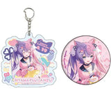 アクリルキーホルダー&缶バッジセット にゃんたじあ! 01 若魔藤あんず 2024誕生日Ver.(公式イラスト)※不設寄送《24年9月預定》 4582793472982