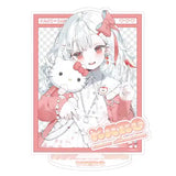 アクリルスタンド 夏炉×サンリオキャラクターズ 01 ハローキティ(コラボイラスト)(亞加力立牌)※不設寄送《25年5月預定》 4582793481939