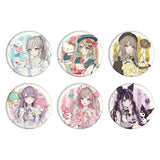 缶バッジ 赤倉×サンリオキャラクターズ 03 コラボイラスト(襟章)(全套6個入)※不設寄送《25年4月預定》 4582793485890