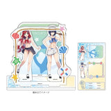 プレミアムアクリルジオラマプレート ドルフィンウェーブ 01 集合デザイン マリンセーラーVer.(描き下ろしイラスト)(亞加力立牌)※不設寄送《24年10月預定》 4582793498357