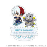 アクリルスタンドプレート 僕のヒーローアカデミア×ちびゴジラ 05 轟&ちびメカゴジラ(ミニキャライラスト)(亞加力立牌)※不設寄送《25年3月預定》 4582793499507
