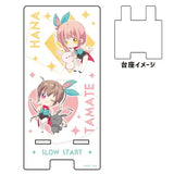 スマキャラスタンド スロウスタート 01 一之瀬花名&百地たまて(描き下ろしイラスト)(亞加力手機座)※不設寄送《25年5月預定》 4582793514231
