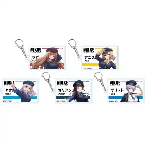 アクリルキーホルダー 勝利の女神:NIKKE 01 描き起こしイラスト(全套5個入)※不設寄送《25年2月預定》 4582793527606